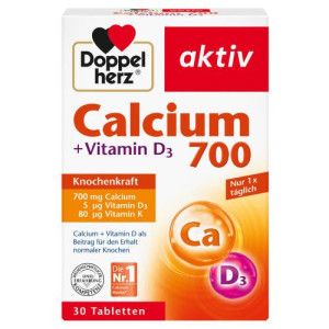 DOPPELHERZ Calcium 700+Vitamin D3 Tabletten